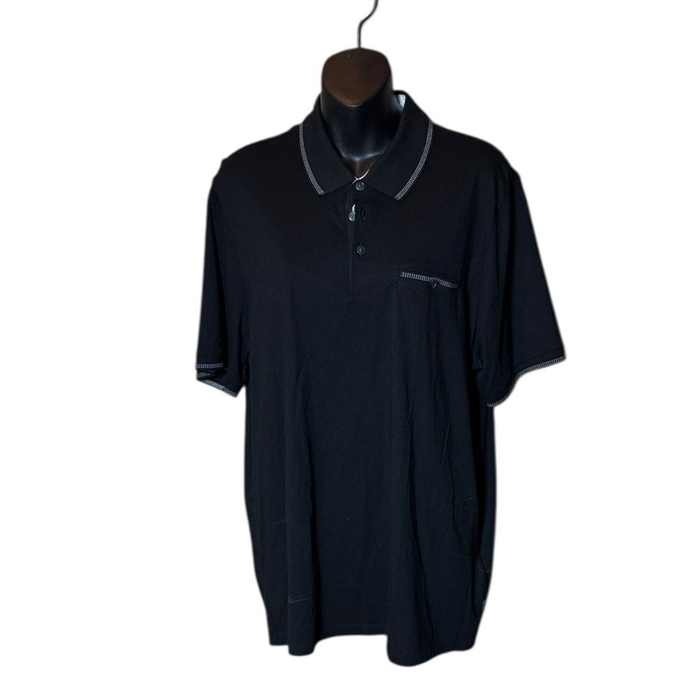 Ted baker London men’s black modal blend black tee shirt casual 5/xl